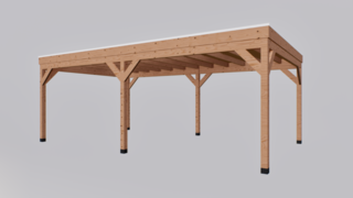 Douglas overkapping 400x700cm Verando